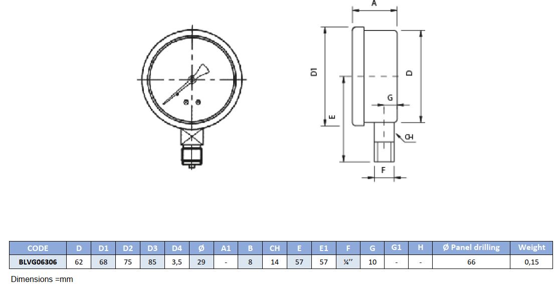 Podtladkový manometer pro vývěvu SEKO Create Flow